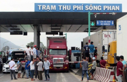 Bình Thuận: Mức thu phí tại trạm thu phí Sông Phan